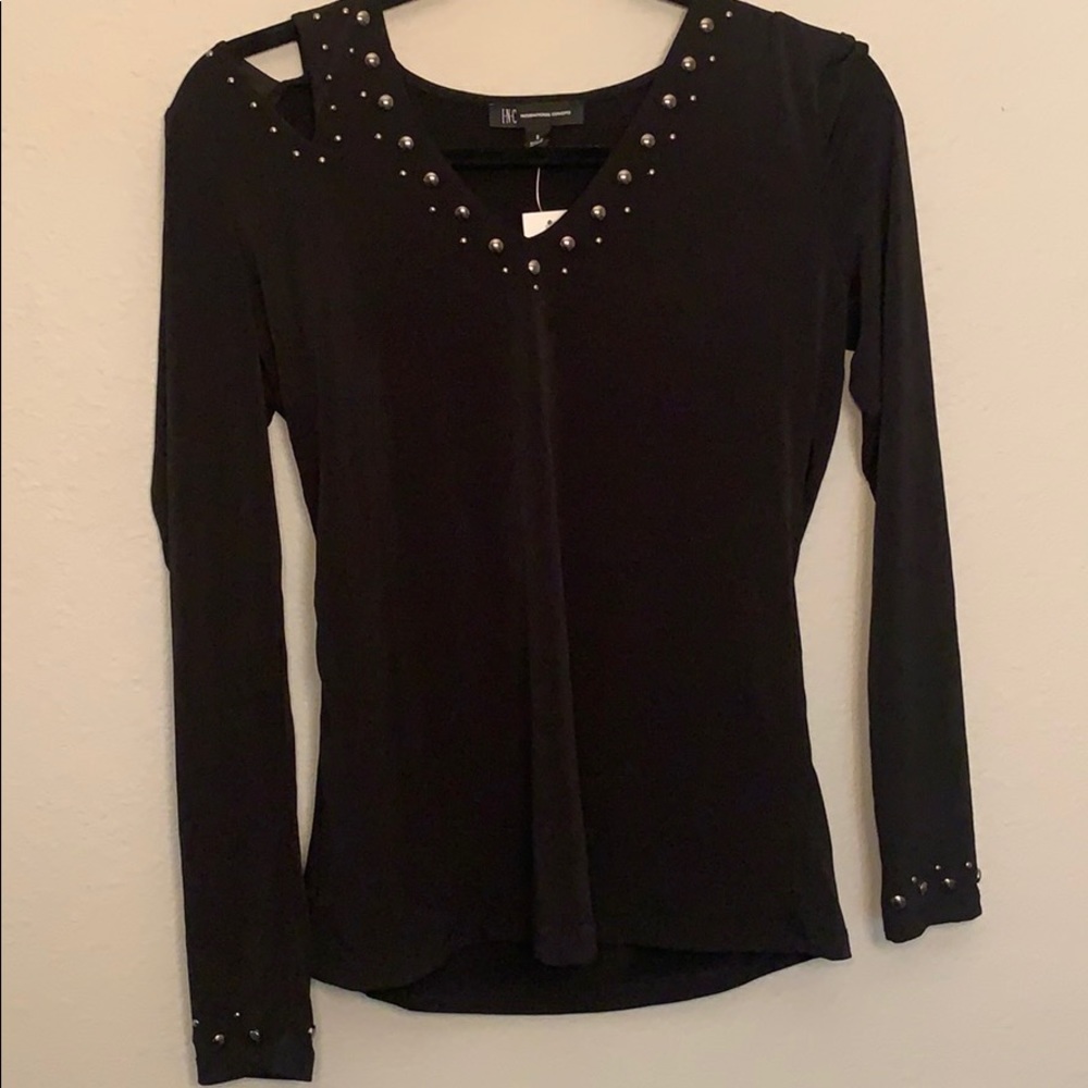 Long Sleeve embellished Top